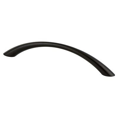Contemporary Advantage Four Aluminum Matte Black Cabinet Pull  2