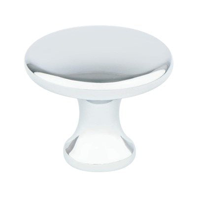 Contemporary Advantage Five Zinc Polished Chrome Cabinet Knob  1