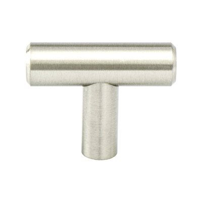 Transitional Advantage Two Steel Brushed Nickel Cabinet Knob  1