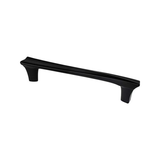 Fluidic Zinc Black Cabinet Pull  2