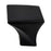 Fluidic Zinc Black Cabinet Knob  1