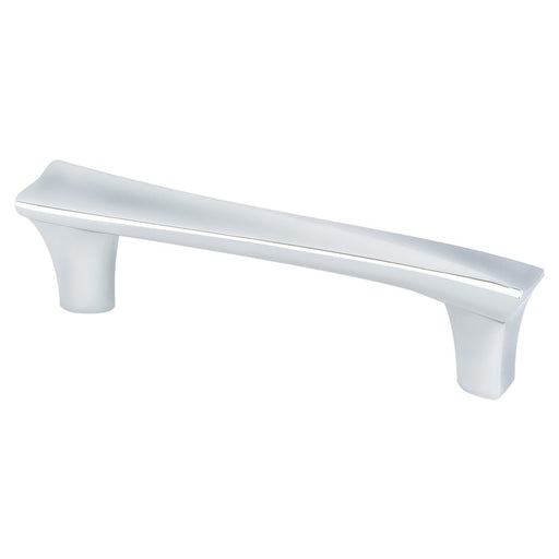 Fluidic Zinc Polished Chrome Cabinet Pull  1