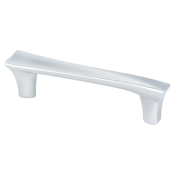 Fluidic Zinc Polished Chrome Cabinet Pull  1