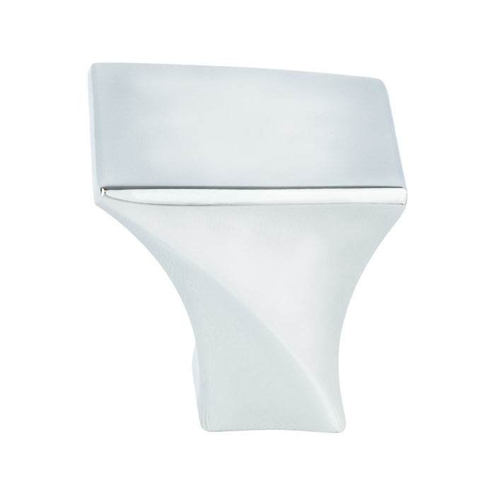 Fluidic Zinc Polished Chrome Cabinet Knob  1