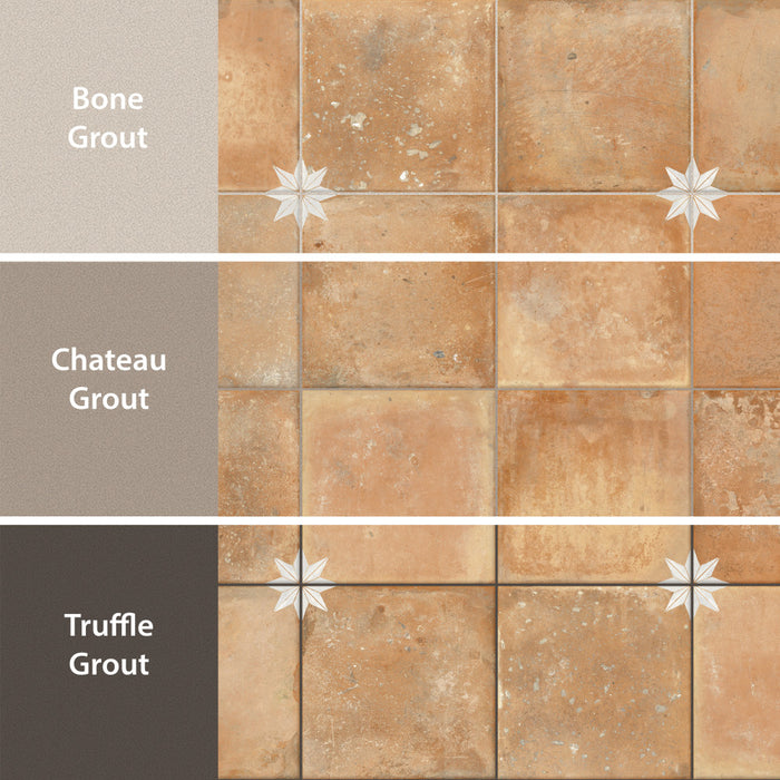 Kings Porcelain Nonna with White Star Tile Mixed 5
