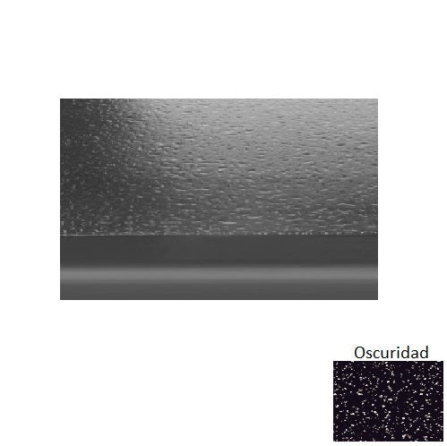 Oscuridad Hammered Rubber Stair Tread with Riser 1