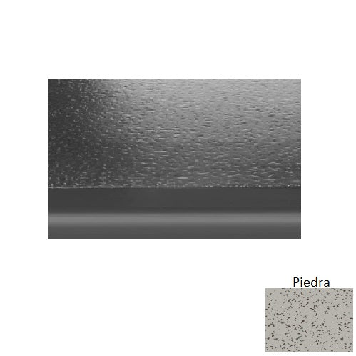 Piedra Hammered Rubber Stair Tread with Riser 1