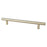 Transitional Advantage Two Steel Champagne Cabinet Pull  1