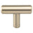 Transitional Advantage Two Steel Champagne Cabinet Knob  1