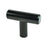 Transitional Advantage Two Steel Black Cabinet Knob  1