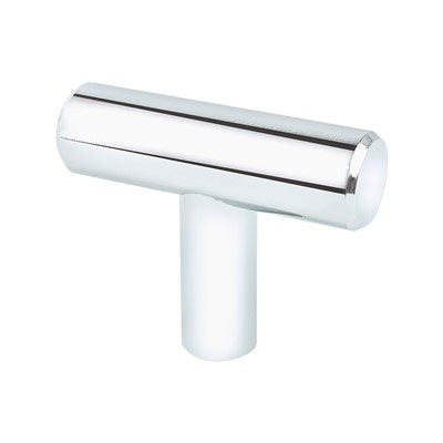 Transitional Advantage Two Steel Polished Chrome Cabinet Knob  1