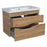 Wave Wood Teak Natural Bathroom Vanity Teak Natural 3