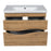 Wave Wood Teak Natural Bathroom Vanity Teak Natural 4