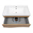Wave Wood Teak Natural Bathroom Vanity Teak Natural 6