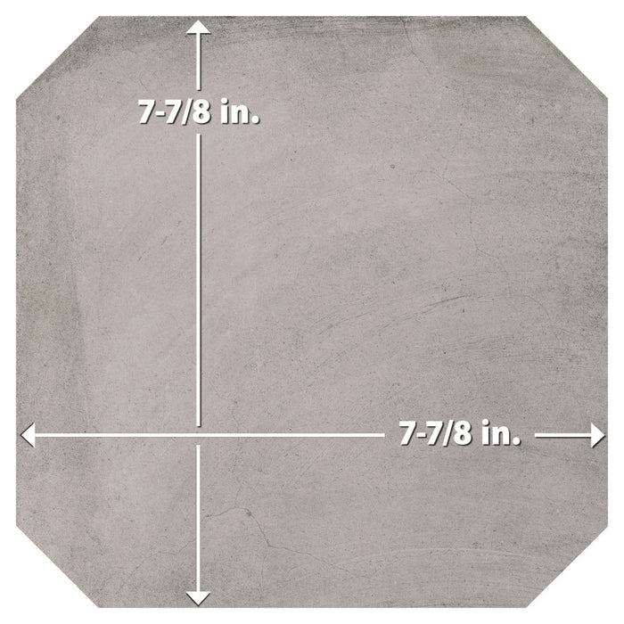 Laverton Porcelain Octagon Gris Tile Matte 7