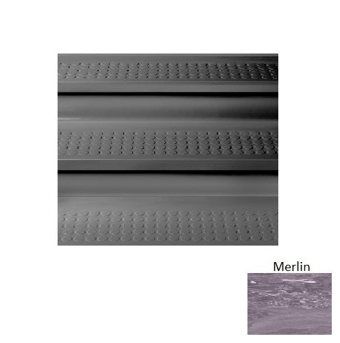 Merlin Raised Circles Rubber Stair Tread with Riser 1