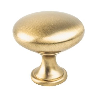 Berenson Knobs Zinc Modern Brushed Gold Cabinet Knob  2