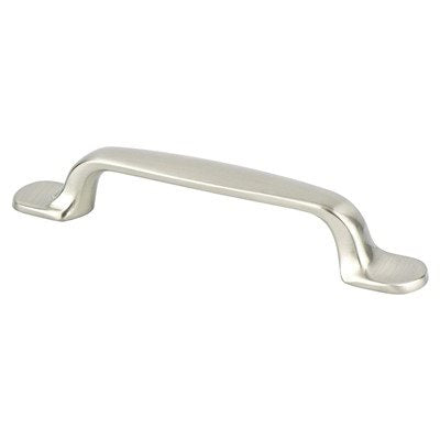 Euro Moderno Zinc Brushed Nickel Cabinet Pull  1