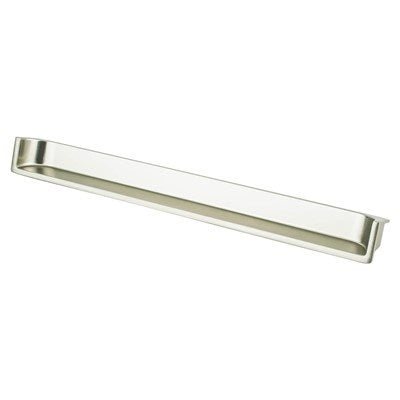 Recess Zamak Satin Nickel Cabinet Pull  1