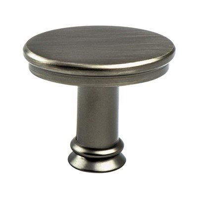 Dierdra Zinc Vintage Nickel Cabinet Knob  1