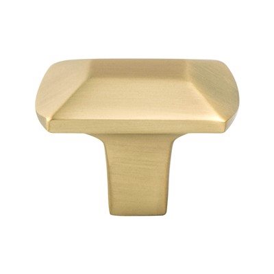 Laura Zinc Modern Brushed Gold Cabinet Knob  1