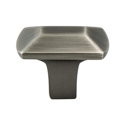 Laura Zinc Vintage Nickel Cabinet Knob  1