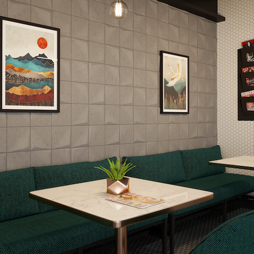 Spec 09 Mosaic Matte Glass