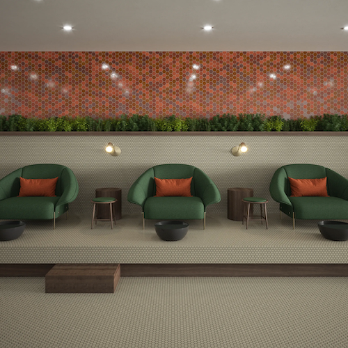 Spec 09 Mosaic Glossy & Matte Glass