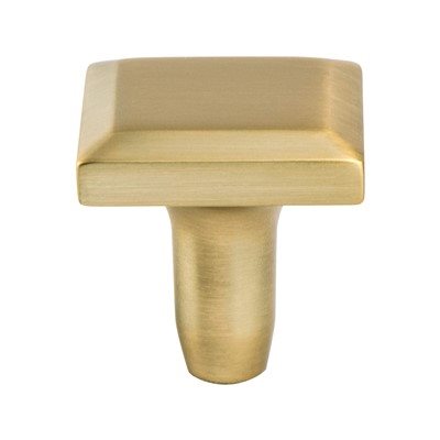 Metro Zinc Modern Brushed Gold Cabinet Knob  1
