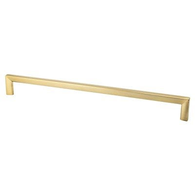 Metro Zinc Modern Brushed Gold Appliance Pull  1