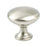 Euro Moderno Zinc Brushed Nickel Cabinet Knob  1