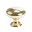 Plymouth Zinc Polished Brass Cabinet Knob  1