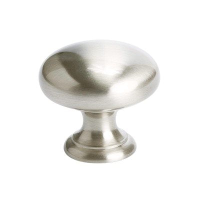 Plymouth Zinc Brushed Nickel Cabinet Knob  1