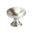Plymouth Zinc Brushed Nickel Cabinet Knob  1