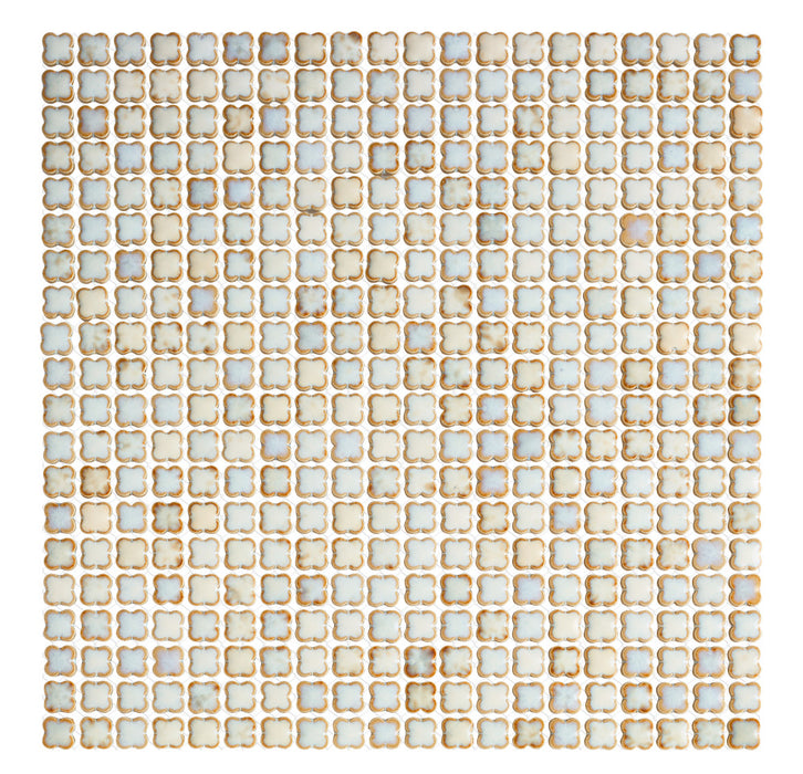 Fioretti Porcelain Glossy Beige Mosaic Glossy 3