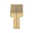 Skyline Zinc Modern Brushed Gold Cabinet Knob  1