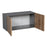 Wallkitchens Wood Natural Teak  Wall Cabinet Natural Teak 2