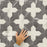 Istanbul Porcelain Templar Shield Night with Day Cross Tile Mixed 8
