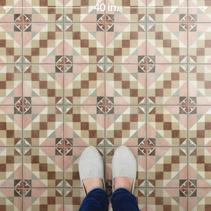 Kings Porcelain Valentia Favara Tile Matte 8