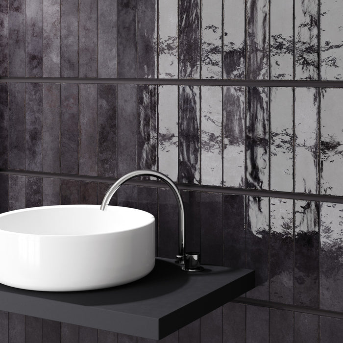 Tribeca Porcelain Studio Basalt Tile Glossy 6