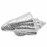 Oceana Zinc Alloy Cabinet Knob Polished Chrome 7