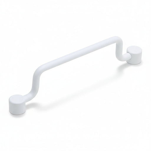 Silverline A1025 Metal White Cabinet Pull Matte 1