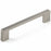 Silverline A2037 Metal Silver Cabinet Pull Brushed Satin Nickel 1