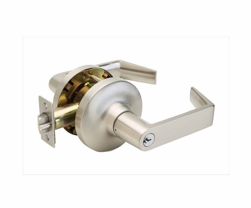 7200 Series Zinc Satin Stainless SS Door Lever Satin Stainless 1