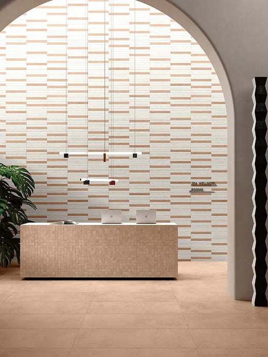 Alba Porcelain Coral Tile Matte 2