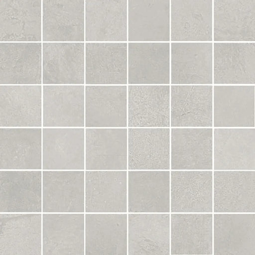 Silver Porcelain Mosaic Matte 1