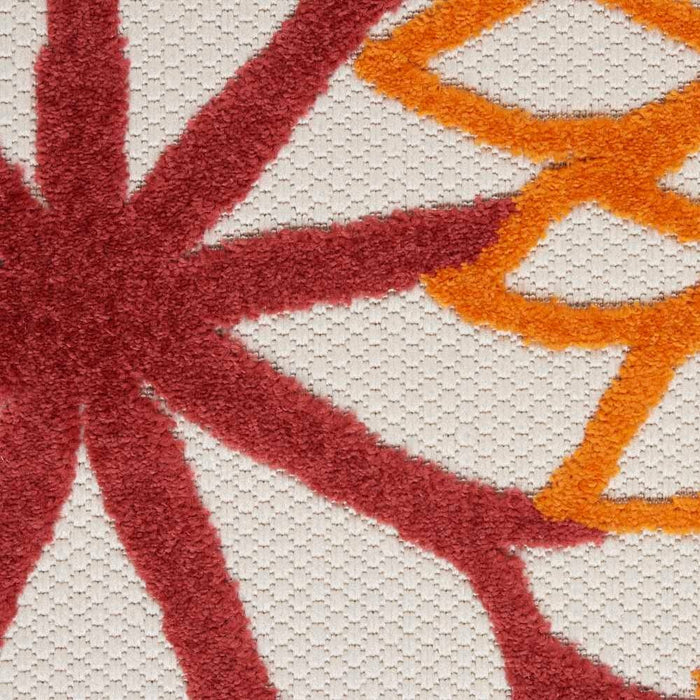 Aloha Polypropylene & Polyester Red Multicolored 