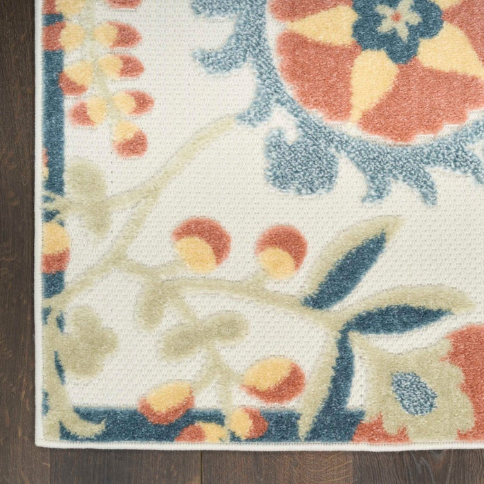 Aloha Grey Multicolor GRYMT Polypropylene & Polyester