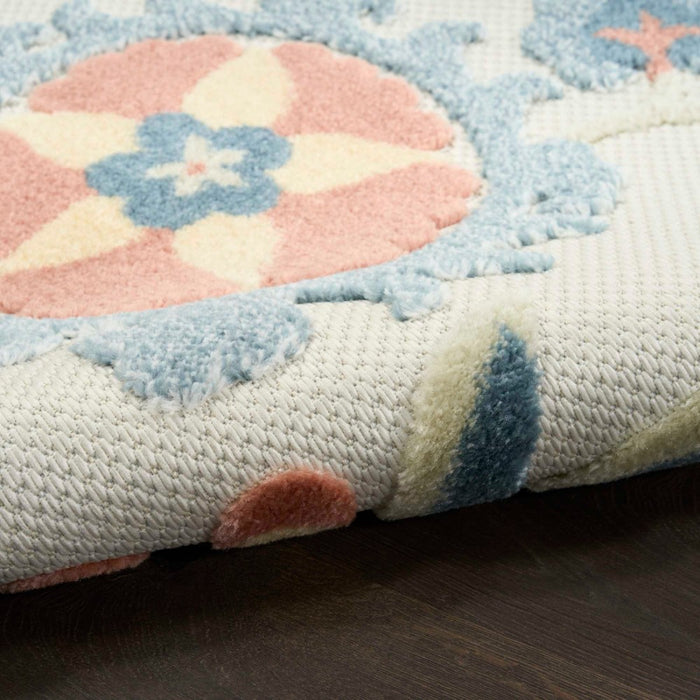 Aloha Grey Multicolor Polypropylene & Polyester GRYMT