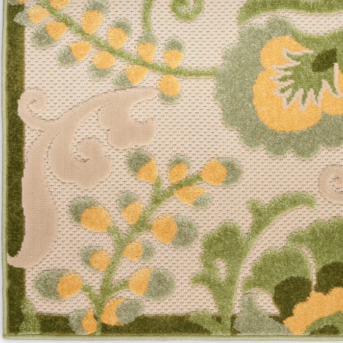 Aloha Polypropylene & Polyester Ivory Green IVGRE